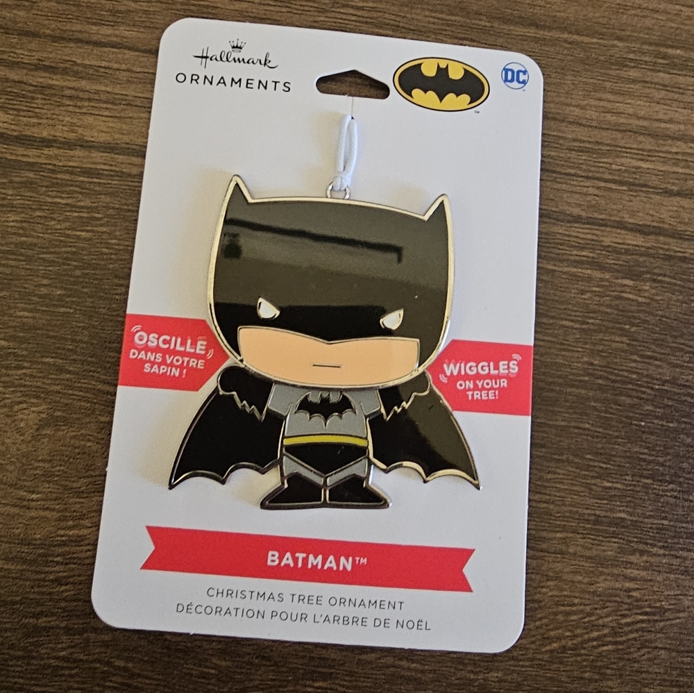 4/$10 Batman Hallmark Metal Ornament DC New Christmas